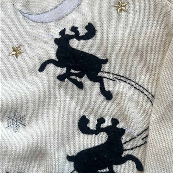 White stag xmas sweater - Picture 4 of 4